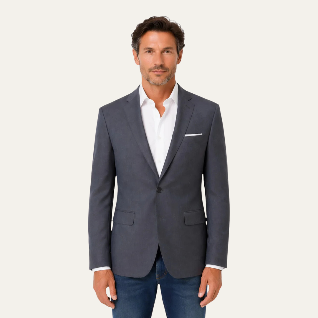 Veste de costume classique à simple boutonnage pour homme Hanover 1