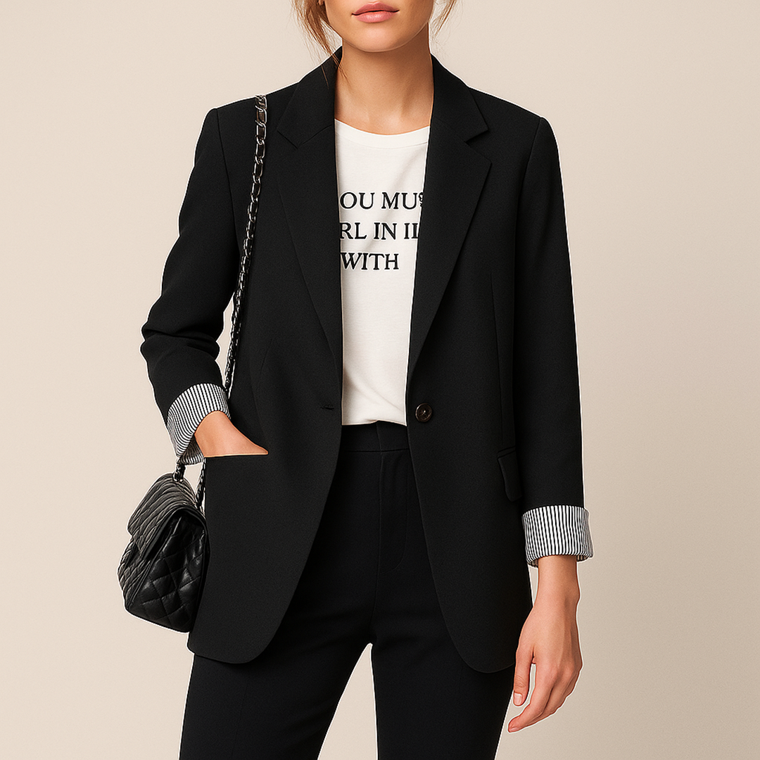 Veste décontractée femme | Coupe droite avec poche