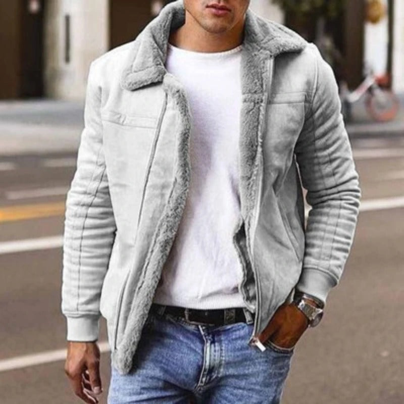 Veste hiver homme col montant usage quotidien