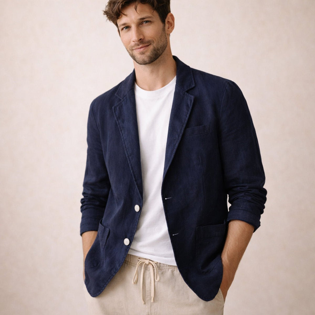 Veste homme, coupe ample – boutons, revers classiques 0