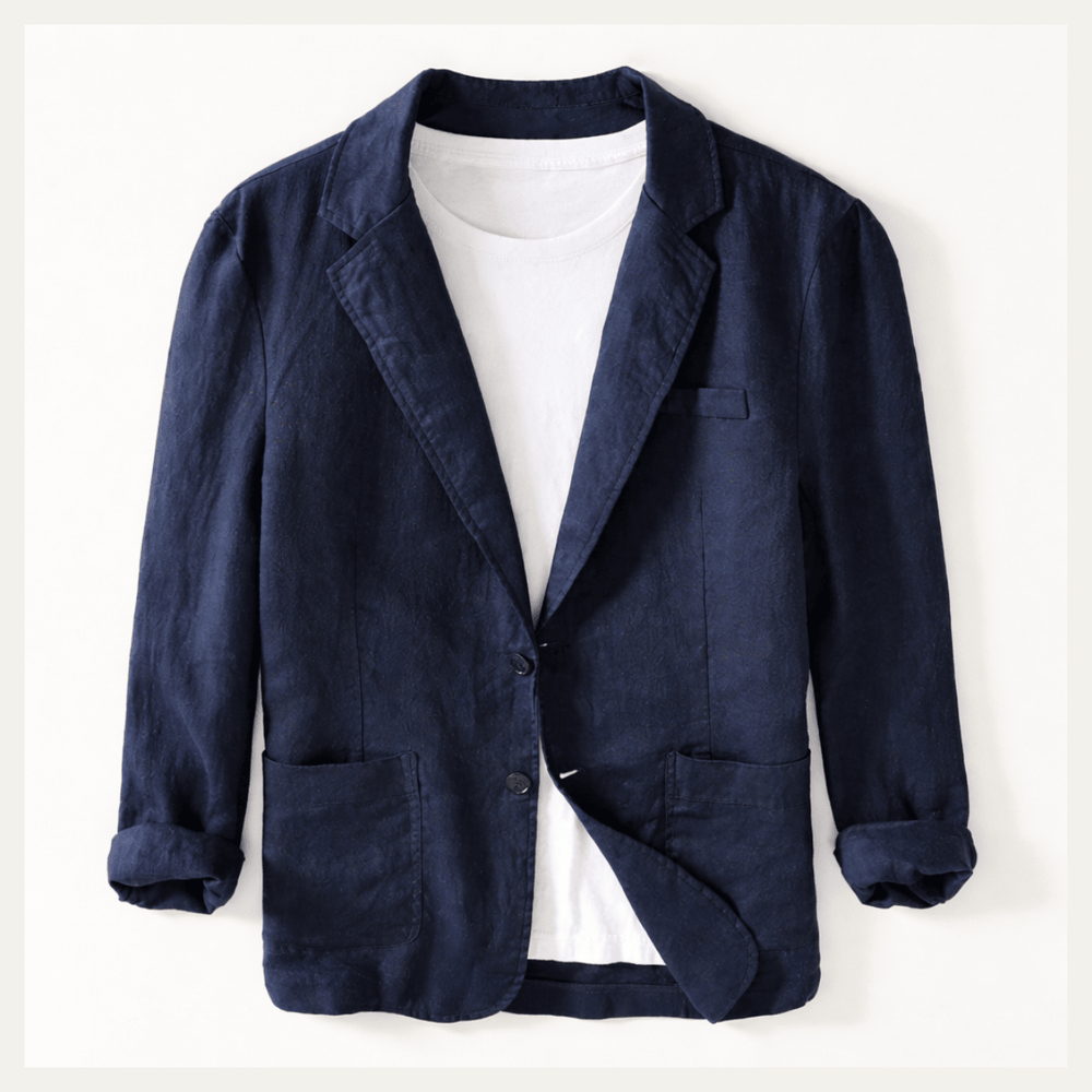 Veste homme, coupe ample – boutons, revers classiques 2