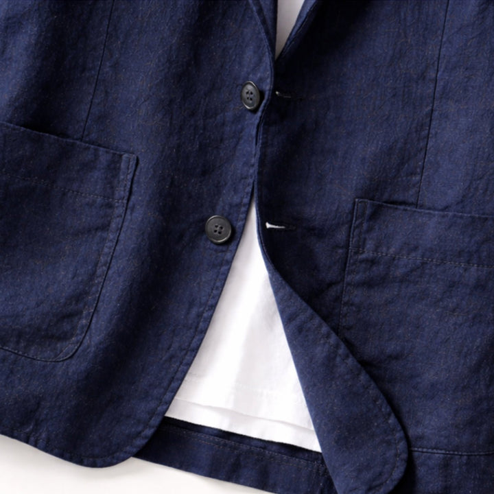 Veste homme, coupe ample – boutons, revers classiques 3