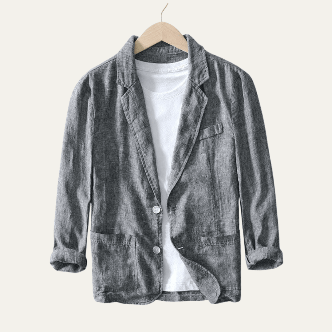 Veste homme, coupe ample – boutons, revers classiques 6