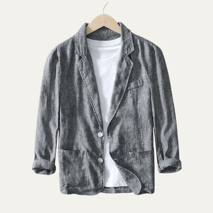 Veste homme, coupe ample – boutons, revers classiques 6