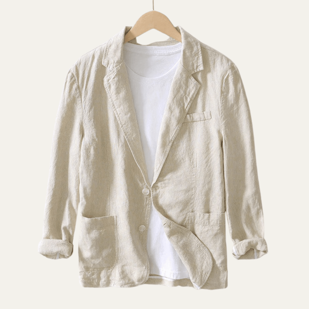 Veste homme, coupe ample – boutons, revers classiques 8