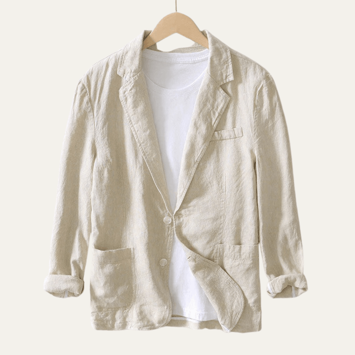 Veste homme, coupe ample – boutons, revers classiques 8