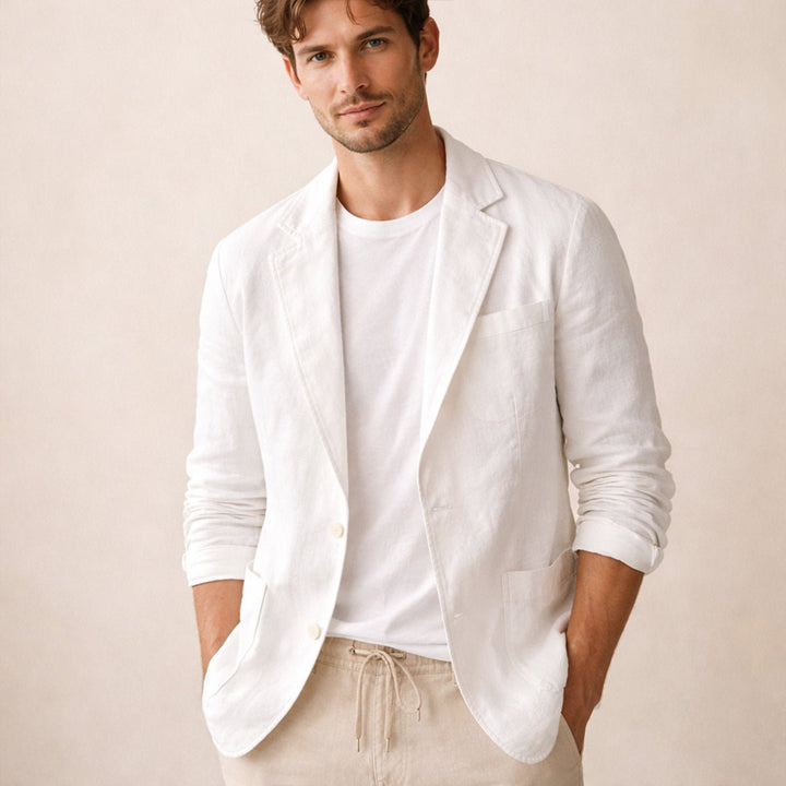 Veste homme, coupe ample – boutons, revers classiques 9