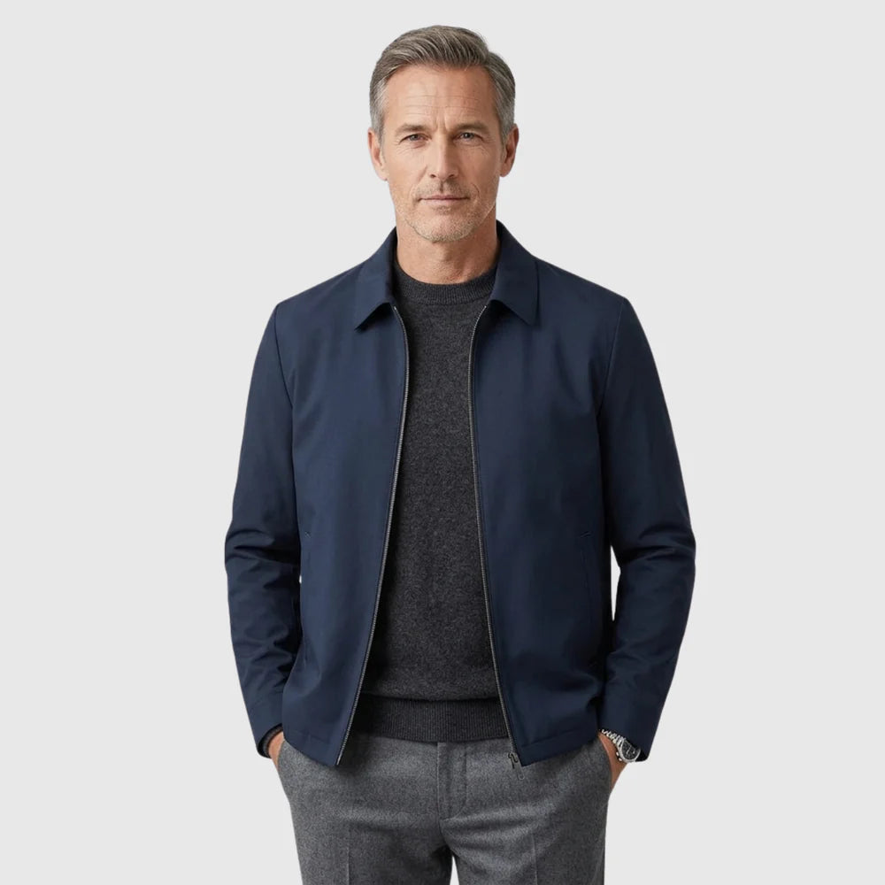 Veste légère pour homme Alden | Coupe ajustée, mi-saison, avec fermeture éclair 0