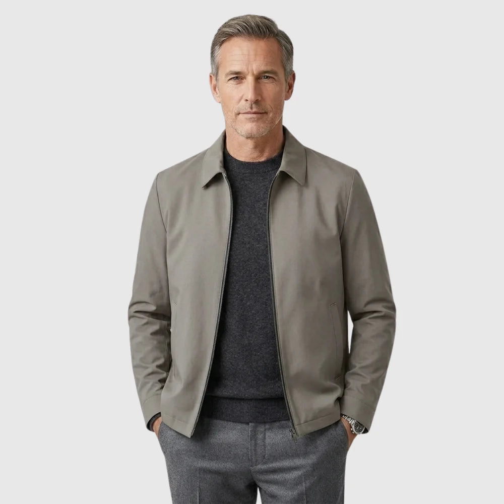 Veste légère pour homme Alden | Coupe ajustée, mi-saison, avec fermeture éclair 4