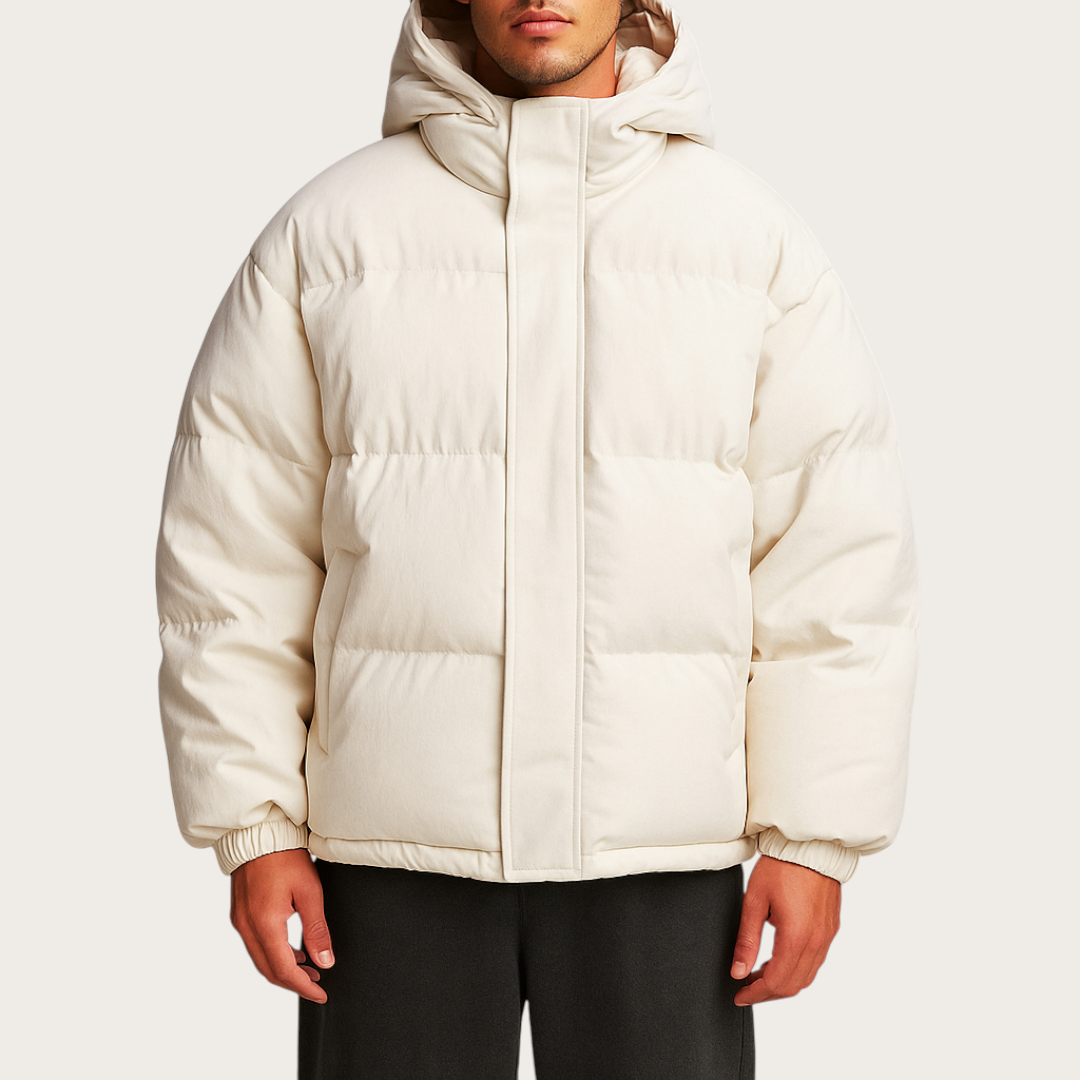 Veste matelassée unisexe | Veste chaude à capuche pour l’hiver