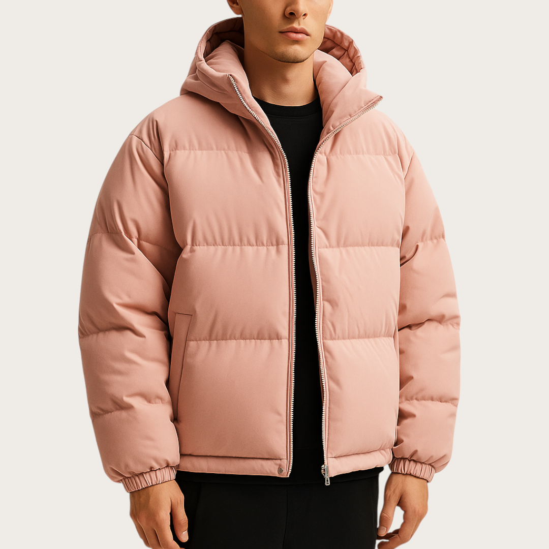 Veste matelassée unisexe | Veste chaude à capuche pour l’hiver