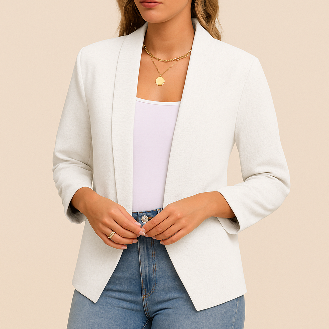Veste ouverte femme | Coupe droite sans fermeture