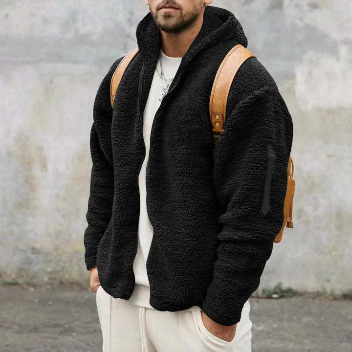 Veste polaire homme | Coupe ample avec capuche 2