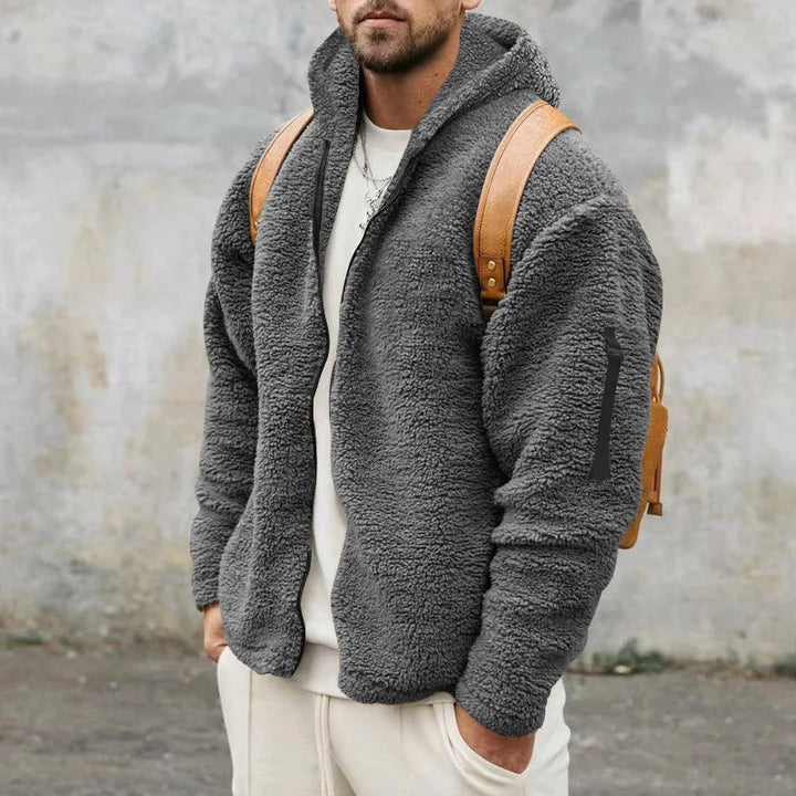 Veste polaire homme | Coupe ample avec capuche 4