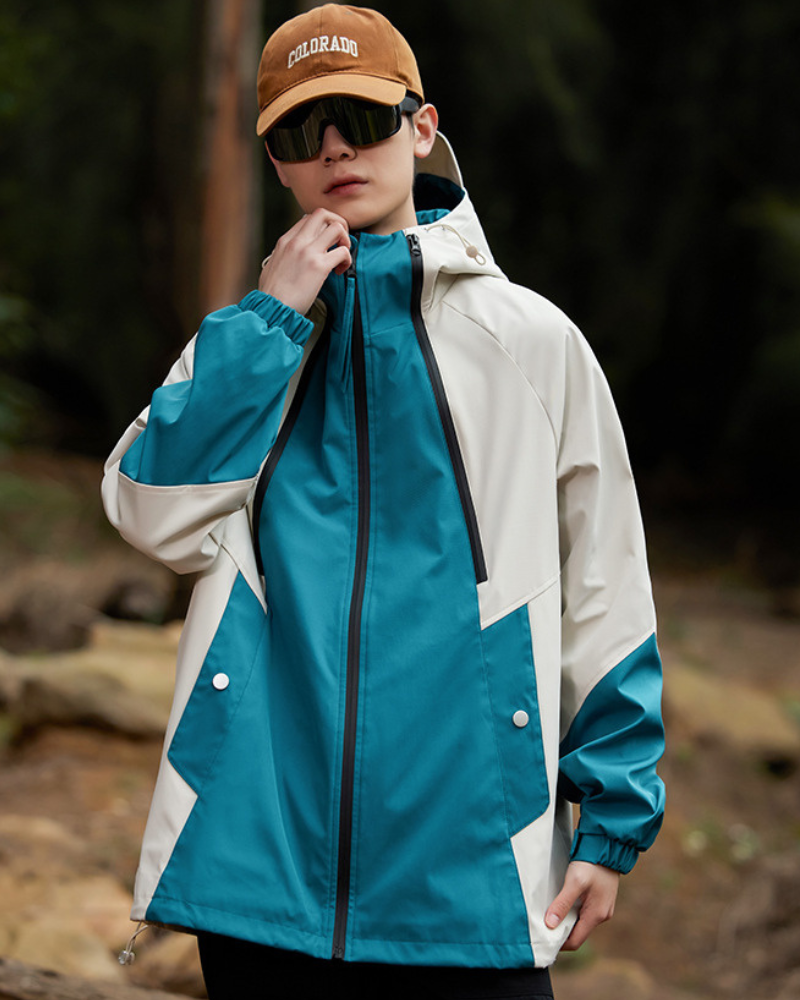 Veste unisexe imperméable respirante pour usage extérieur