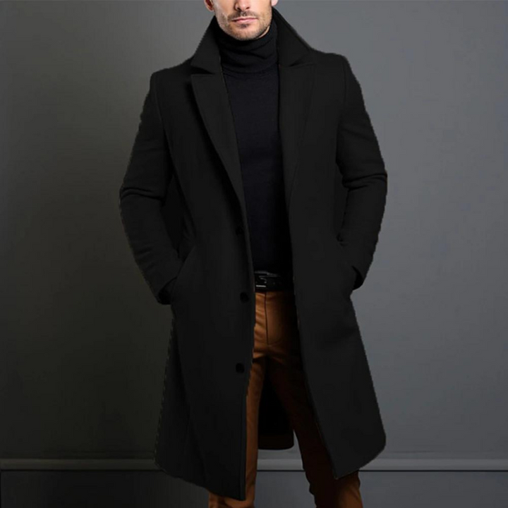 Manteau coupe-vent pour homme | Veste longue légère automne