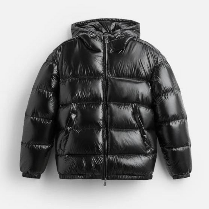 Doudoune pour hommes | Veste matelassée à capuche avec fermeture avant