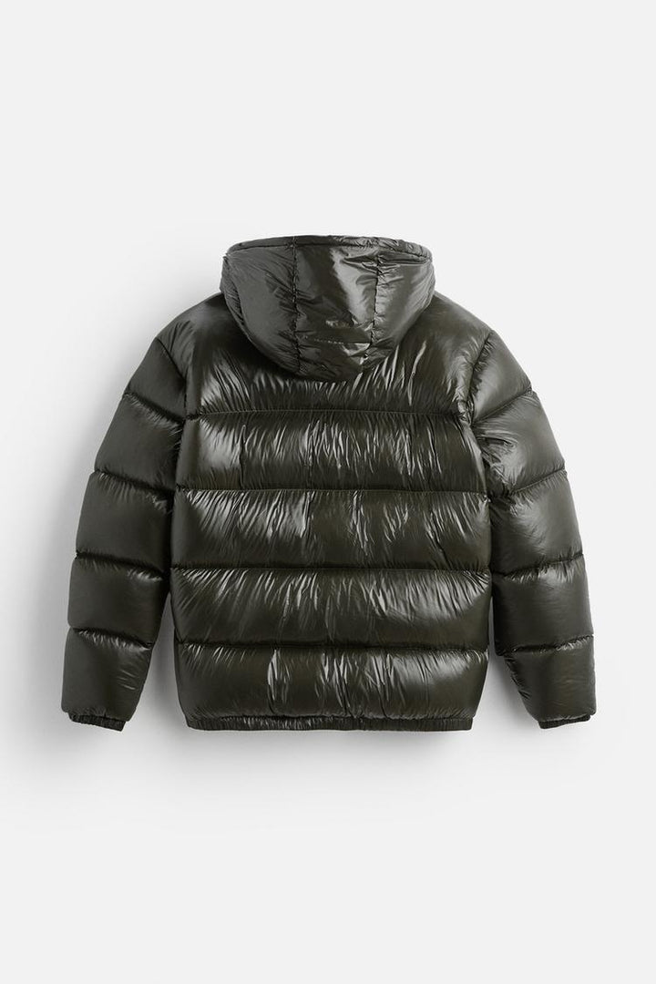 Doudoune pour hommes | Veste matelassée à capuche avec fermeture avant