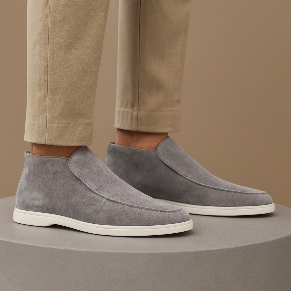 Mocassins homme en daim confort usage quotidien