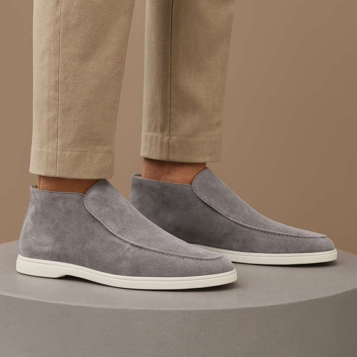 Mocassins homme en daim confort usage quotidien
