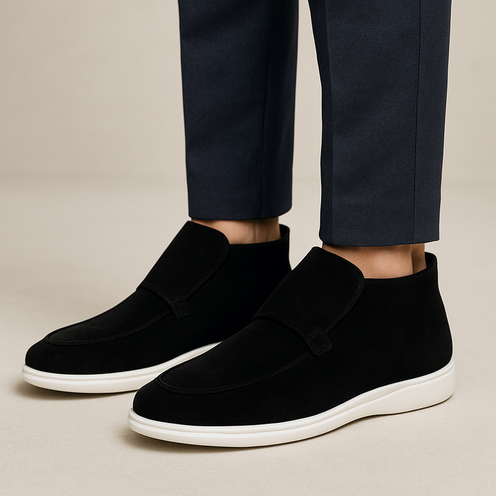 Mocassins homme en daim confort usage quotidien