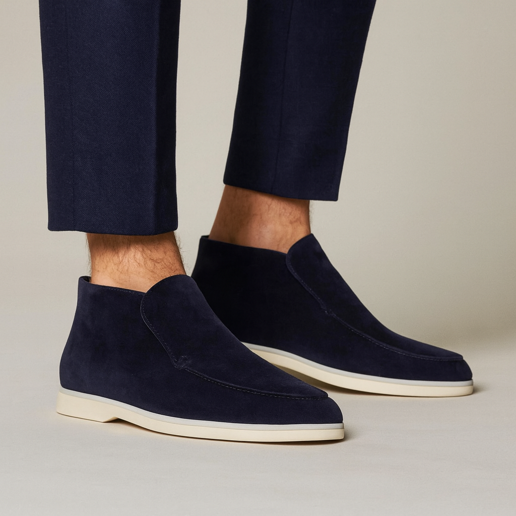 Mocassins homme en daim confort usage quotidien