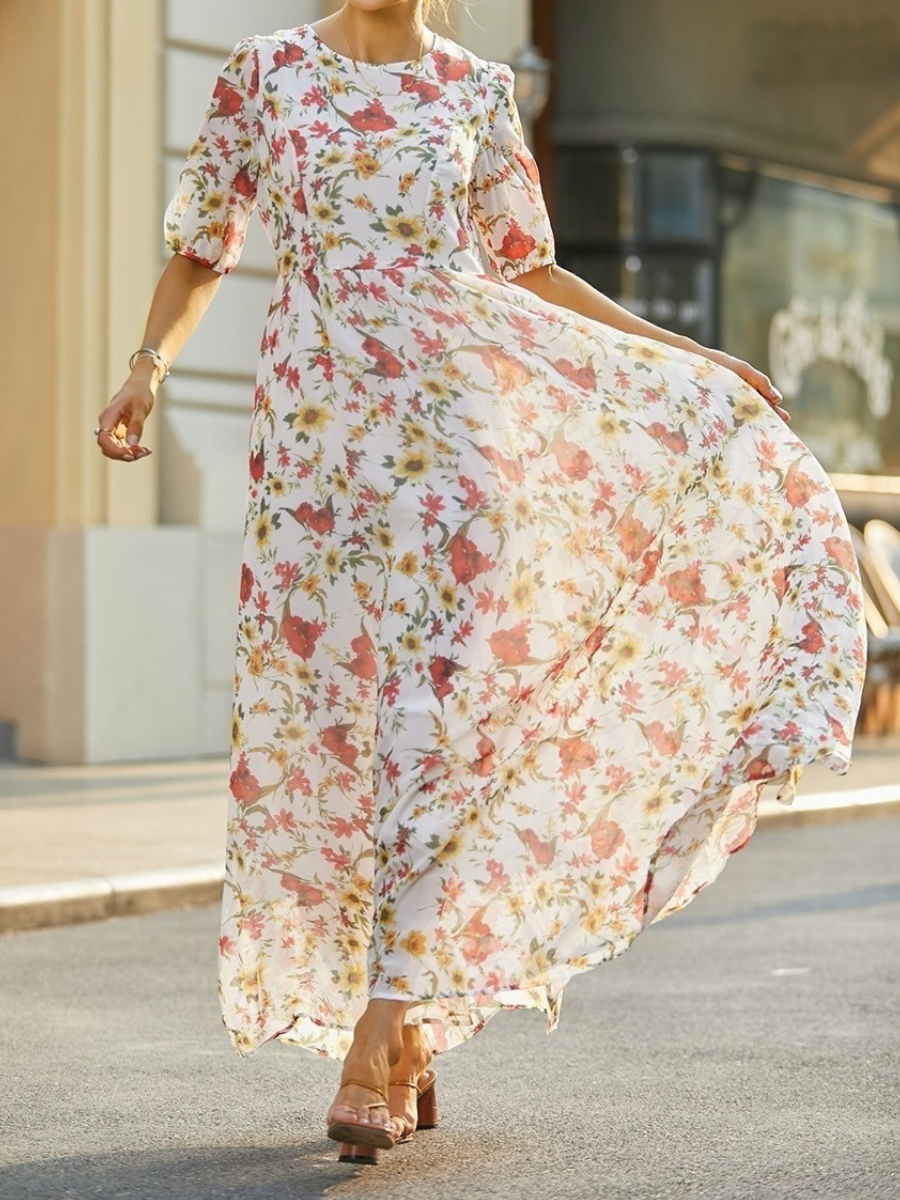 Ariane | Romantische Maxidress