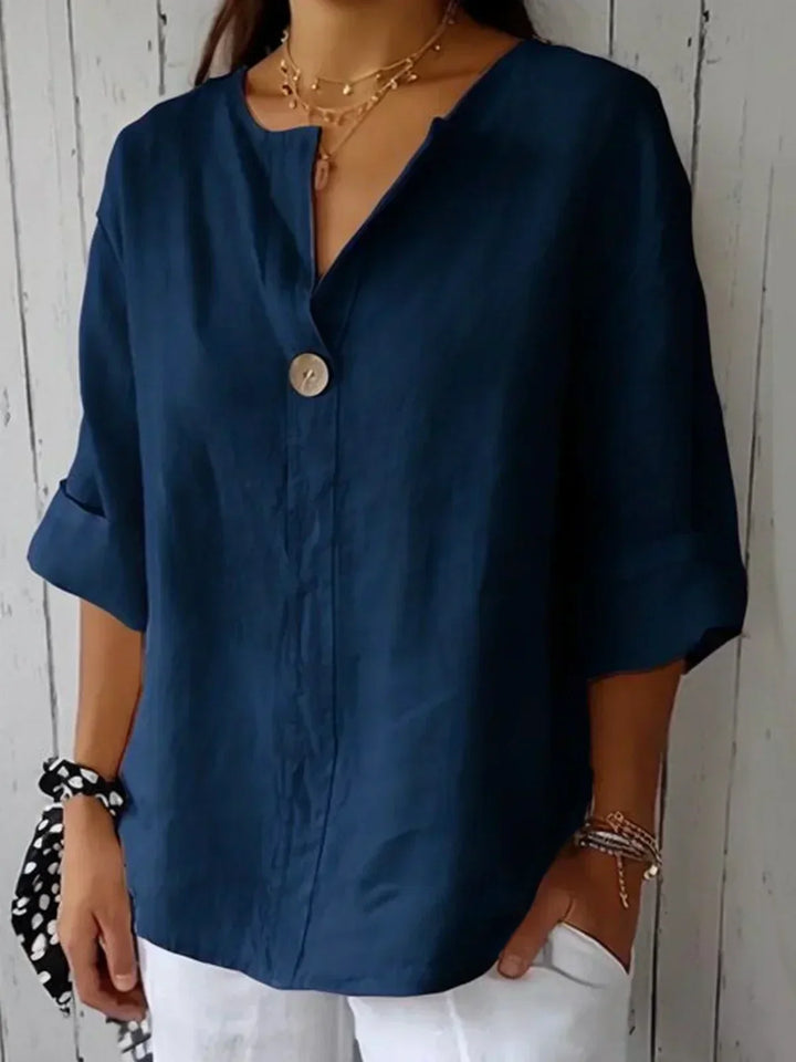 Jessa™ | Blouse décontractée à col en V
