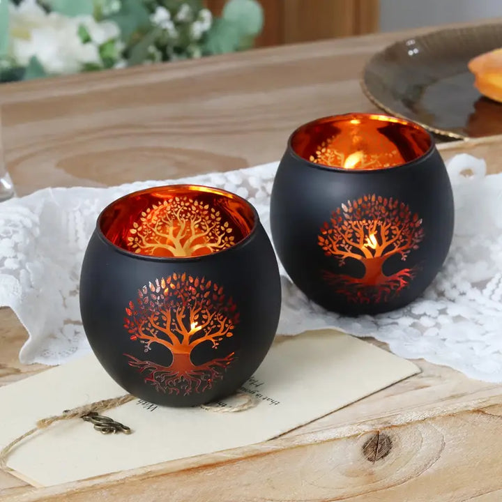 GlowRoot - Support de bougie Arbre de Vie