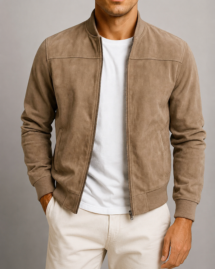 Veste bomber classique pour homme style urbain léger