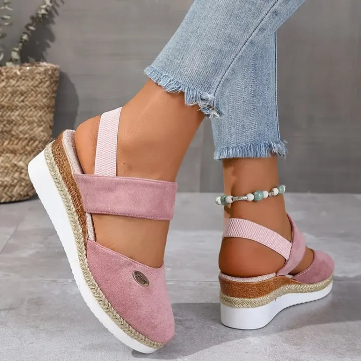 Noora™ | Antonia - Sandales Orthopédiques avec Plateforme, Ventilées et Décontractées