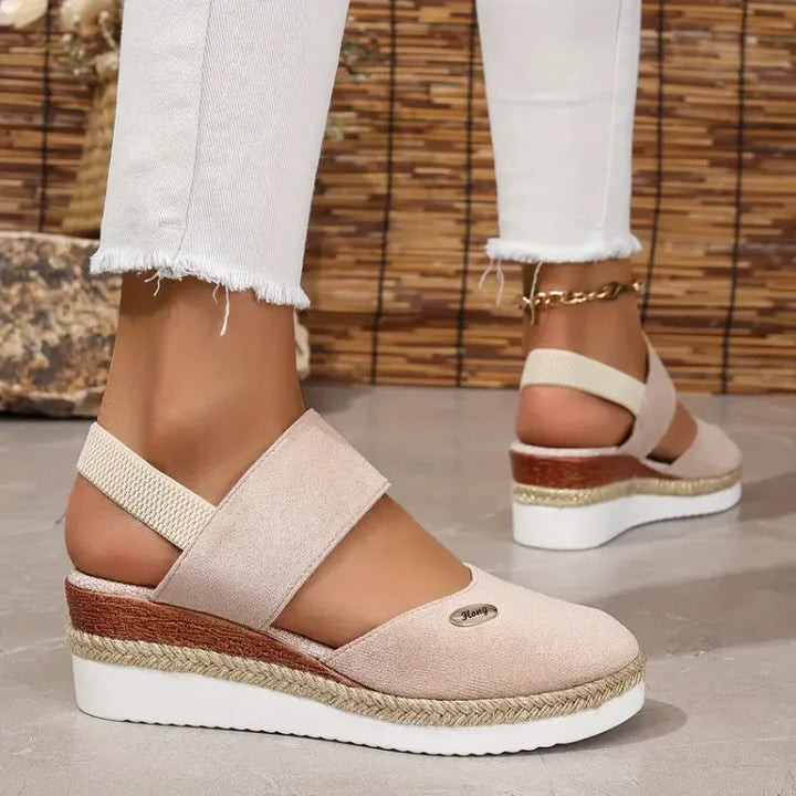 Noora™ | Antonia - Sandales Orthopédiques avec Plateforme, Ventilées et Décontractées