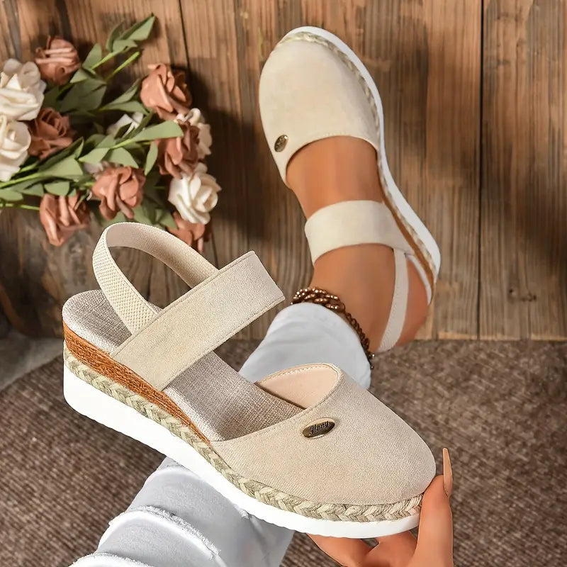 Noora™ | Antonia - Sandales Orthopédiques avec Plateforme, Ventilées et Décontractées