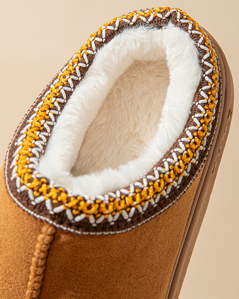 Chaussons en coton léger et antidérapants