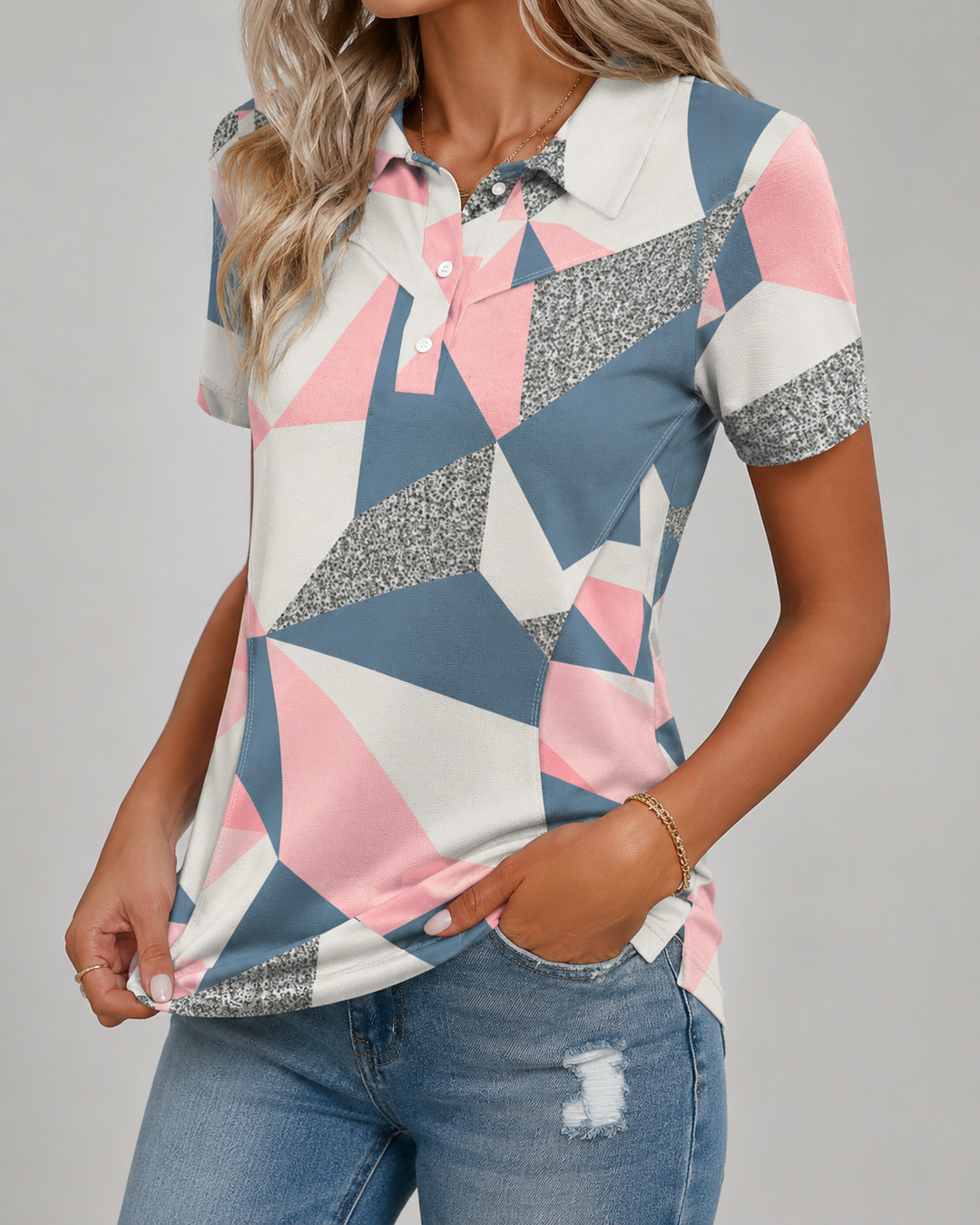 Polo Femme Sport Coton Respirant Manches Courtes – Apolline