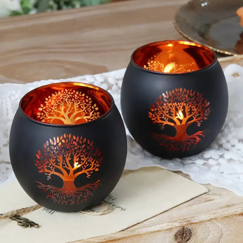 GlowRoot - Support de bougie Arbre de Vie