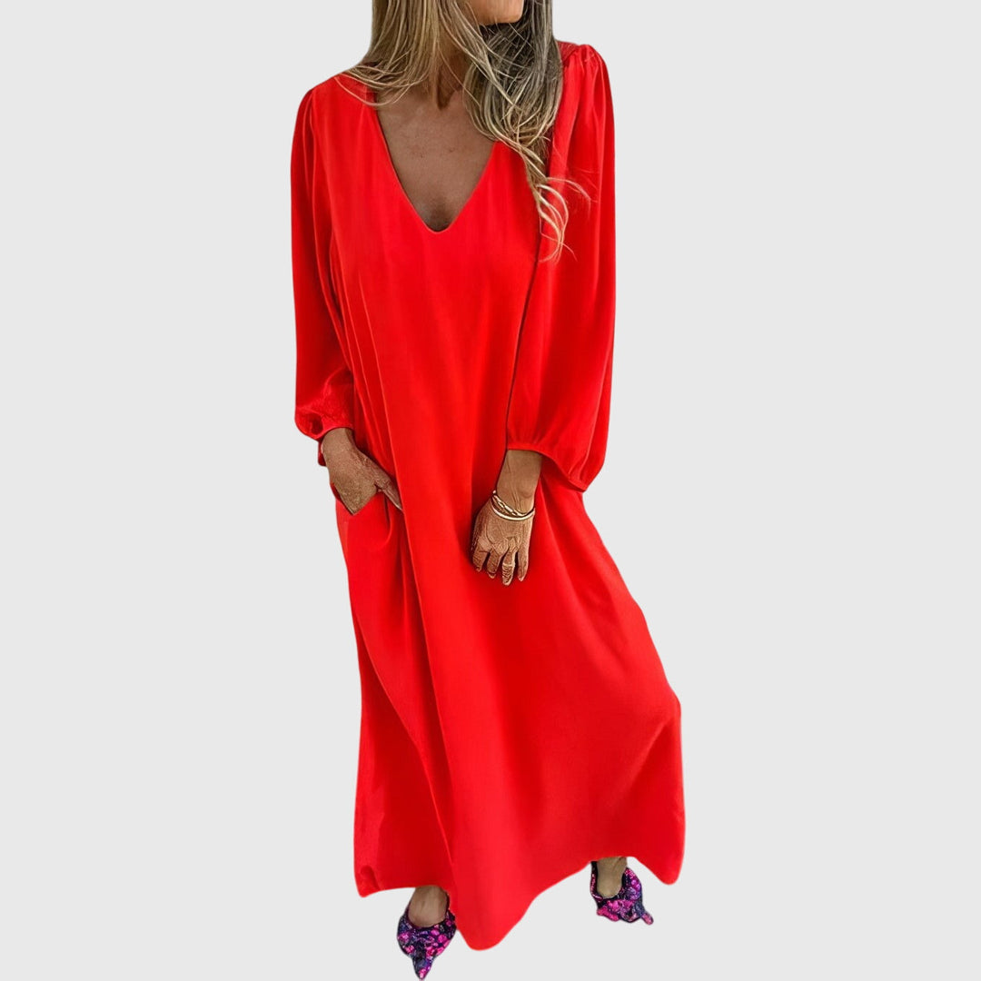 Carol™ - Robe Boho Longue avec Poches