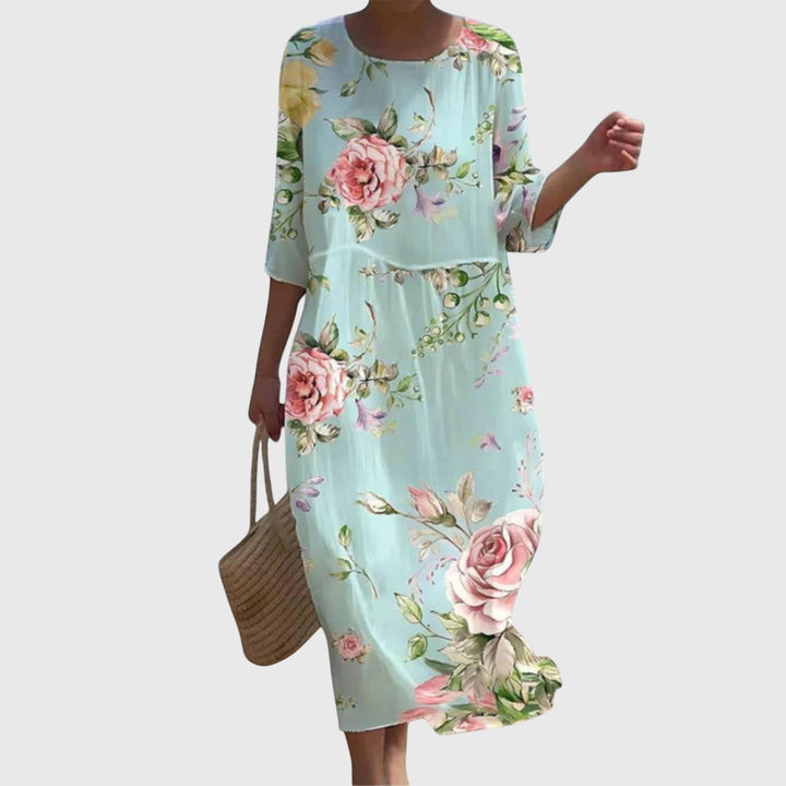 Hayley™ | Robe Maxi Fleurie Élégante