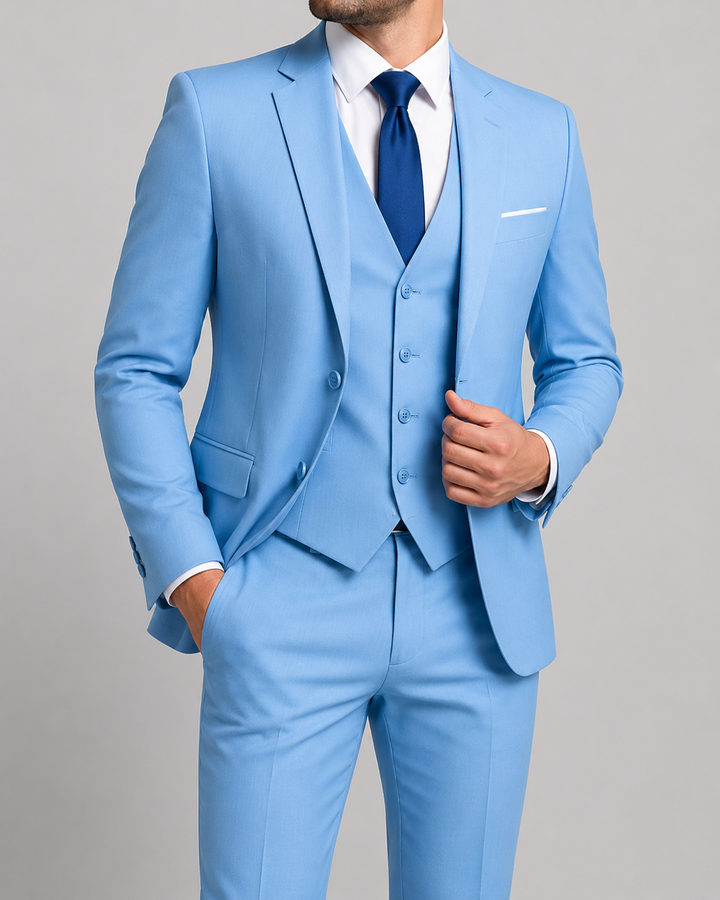 Costume de cérémonie 3 pièces pour hommes | Veste gilet et pantalon