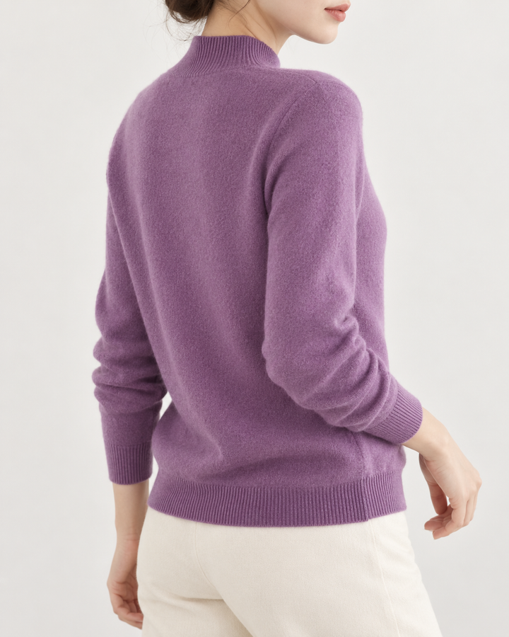 Pull Femme Col Rond Maille Douce Coupe Ample – Carine