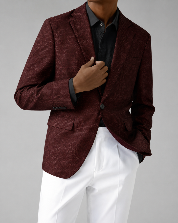 Blazer Homme Coupe Structurée Élégant – Vincent
