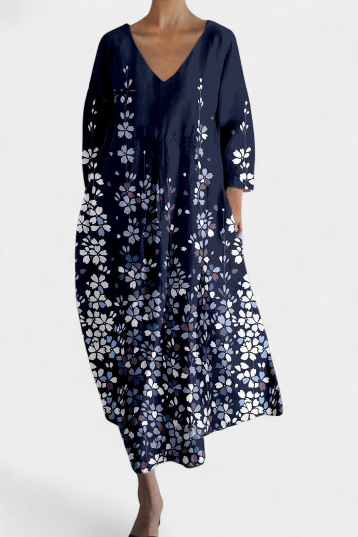 Isalinde | Robe V-cou Confortable