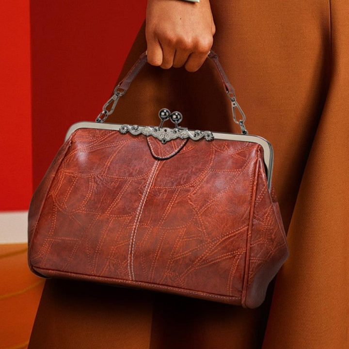 Sac à main vintage à fermoir | Dernier jour 80% de réduction !