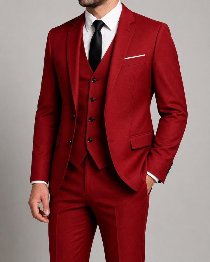 Costume de cérémonie 3 pièces pour hommes | Veste gilet et pantalon