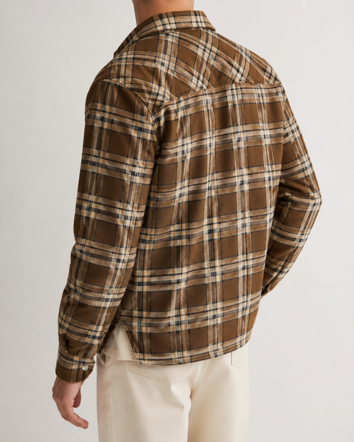 Veste Homme Doublée Chaude Capuche Fermeture Zippée – Nathanaël
