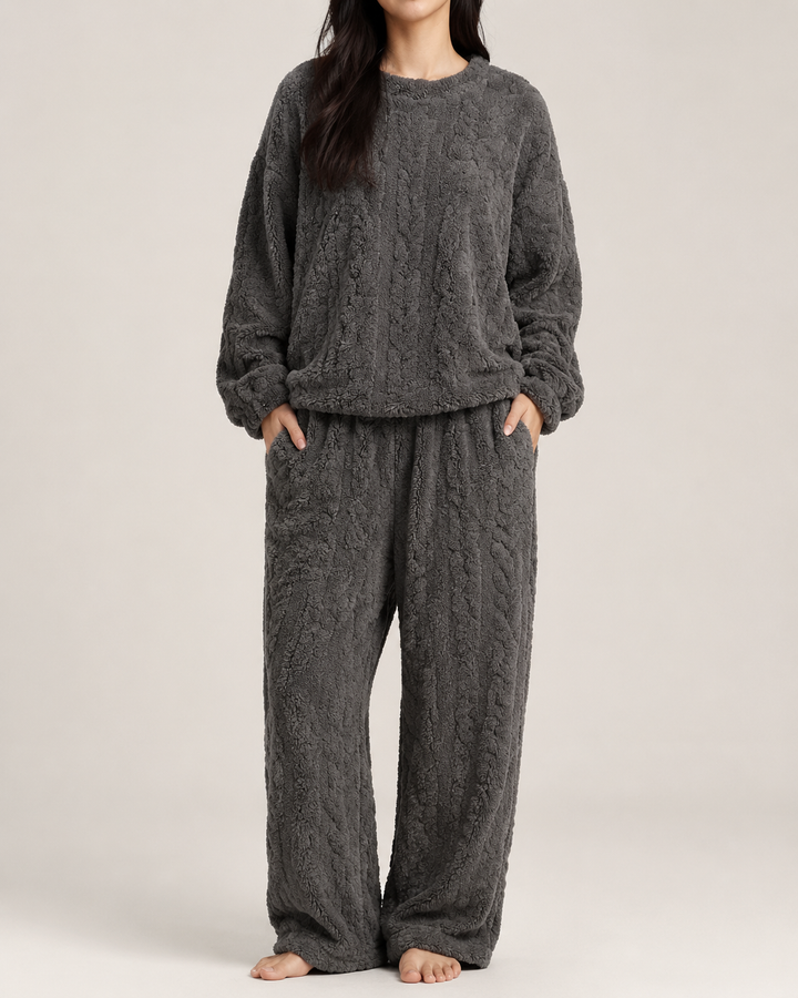 Ensemble Pyjama Femme 2 Pièces Manches Longues Coupe Confort – Ombline