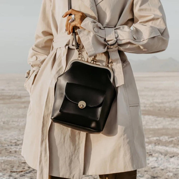 Sac Vintage à Fermeture Bascule - Essentiel Rétro Chic de Grace | Dernier jour 80% de réduction !