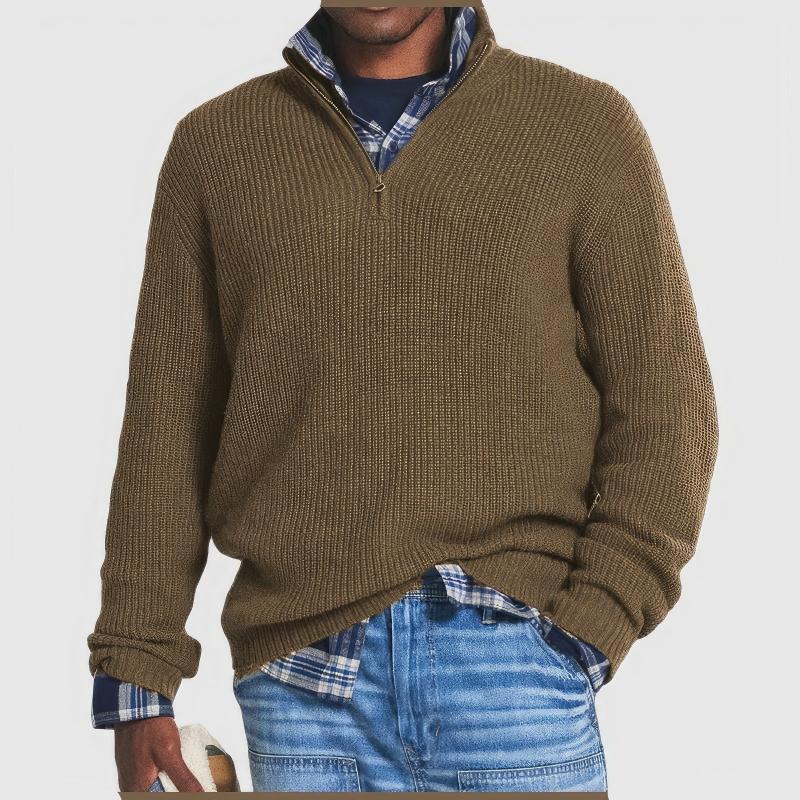 Finn - Pull Zippé Confortable