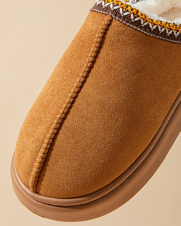Chaussons en coton léger et antidérapants