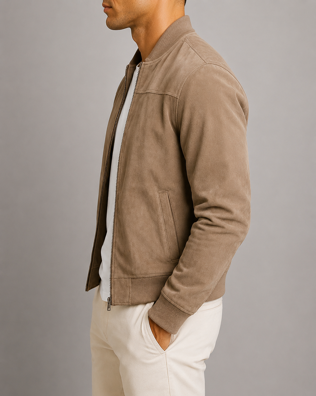 Veste bomber classique pour homme style urbain léger